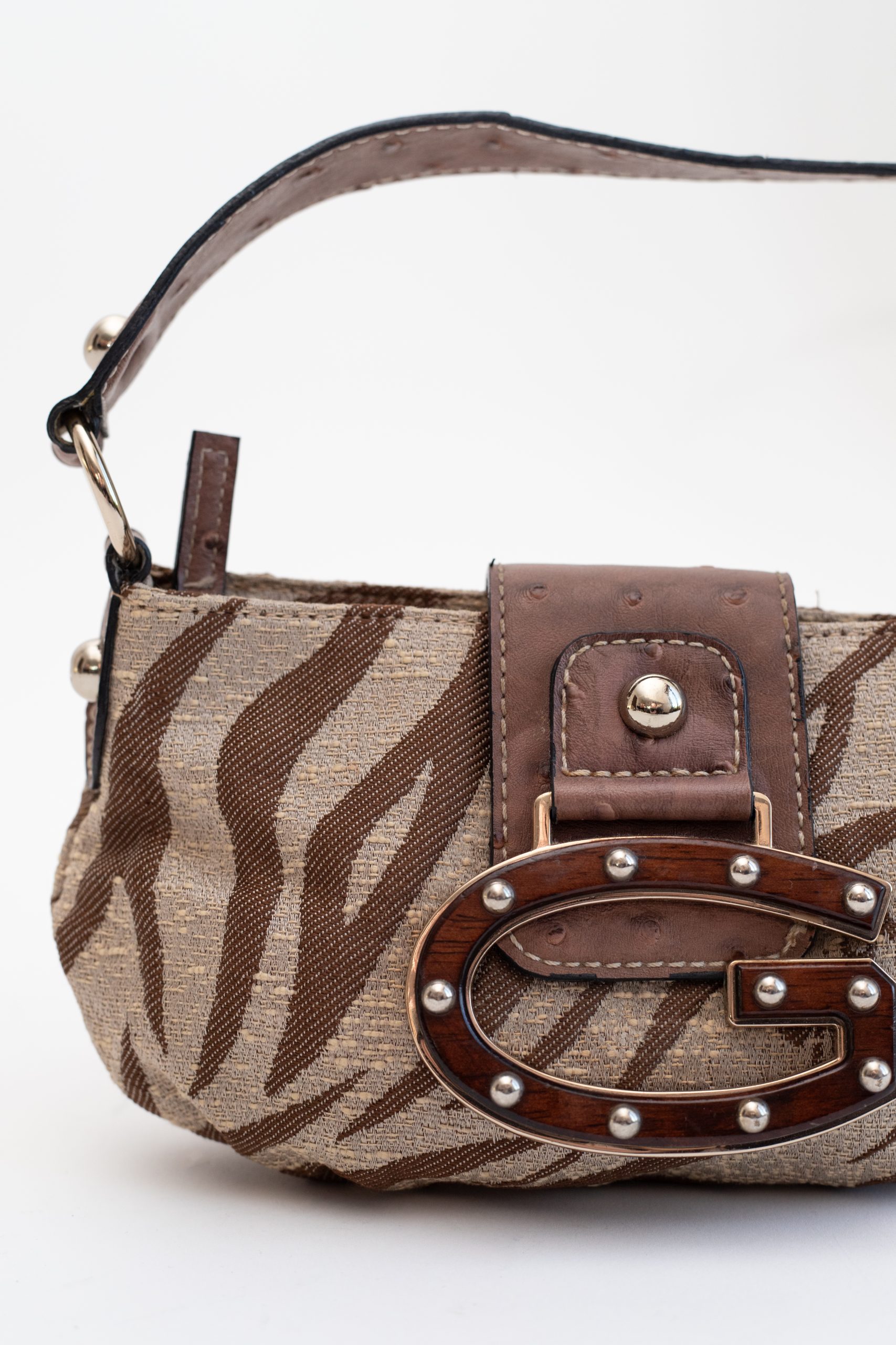 Y2k guess zebra mini znak